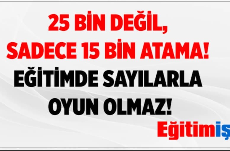 Eğitimde Sayılarla Oyun: Öğretmen Atamaları Tartışma Yarattı