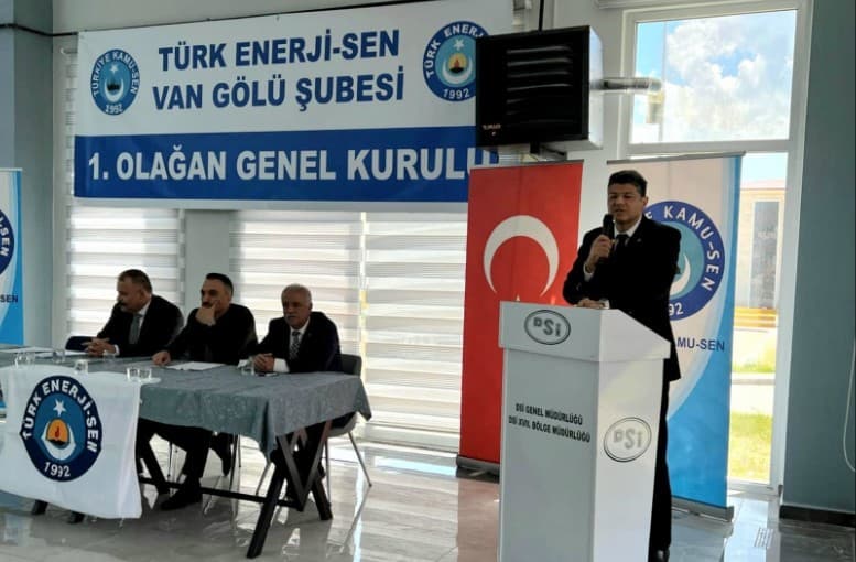 Türk Enerji-Sen Vangölü Şubesi 1. Olağan Genel Kurulu Gerçekleştirildi