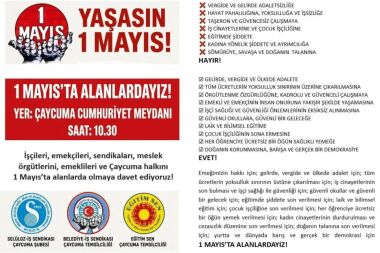 1 Mayıs Çaycuma'da kutlanacak