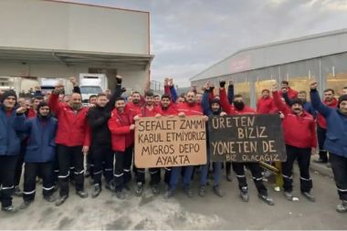Akademisyenlerden Migros depo işçilerine destek