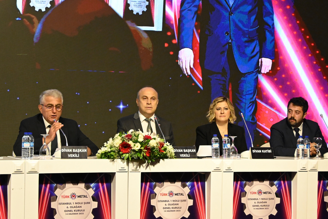 Türk Metal Union Istanbul Branch No. 1 held its 6th Ordinary General Assembly