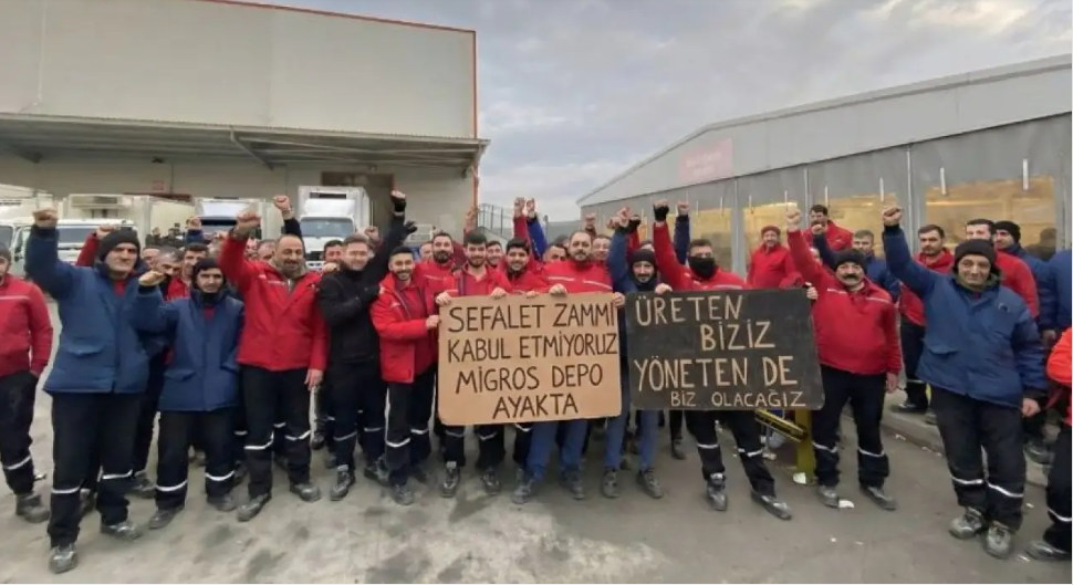 Akademisyenlerden Migros depo işçilerine destek