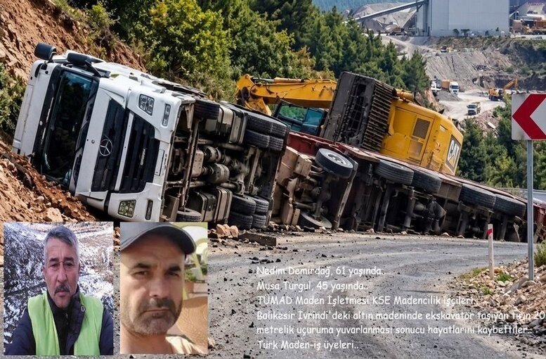 Balıkesir İvrindi’deki Altın Madeninde İş Kazası: 2 İşçi Hayatını Kaybetti