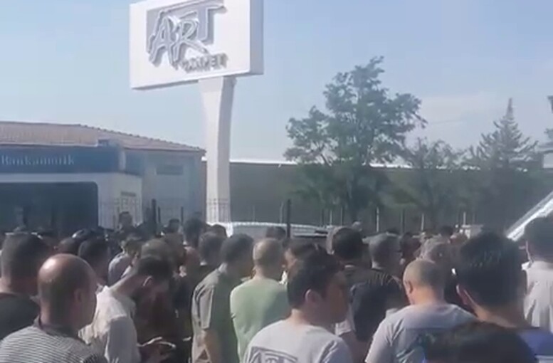Başpınar'da Grev Zili Çaldı: ART Halı ve Boyar Kimya İşçileri Ayakta