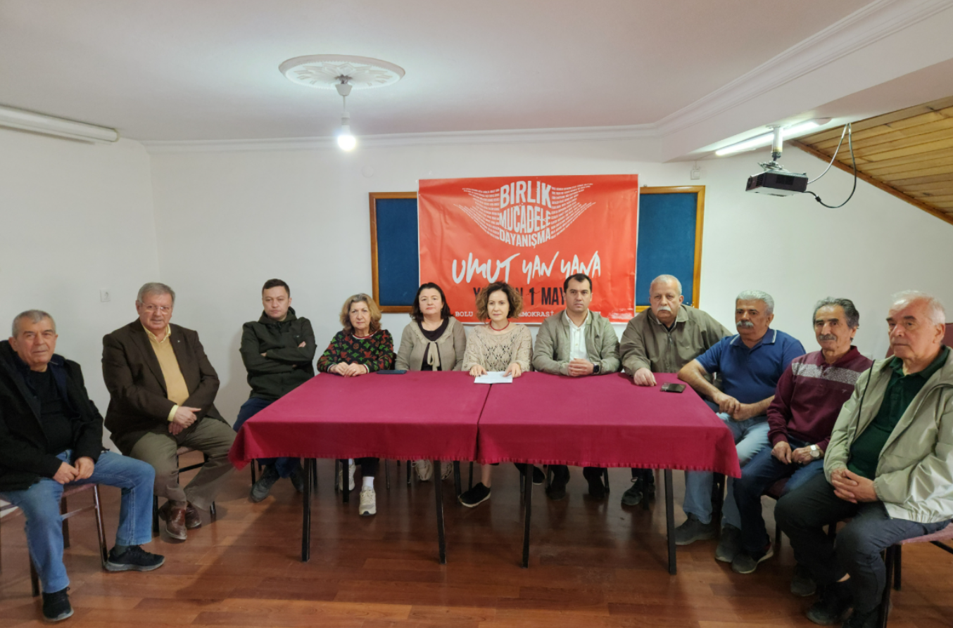 Bolu’da Emek ve Demokrasi Güçleri: 'Emeğin, adalet, barış ve demokrasi için 1 Mayıs’a'