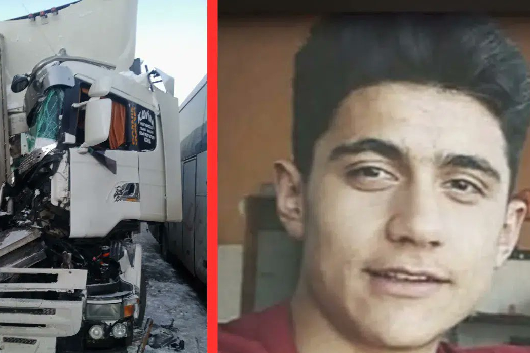 Genç işçi Abdulsamet Burul tır ile motor arasında sıkışarak can verdi