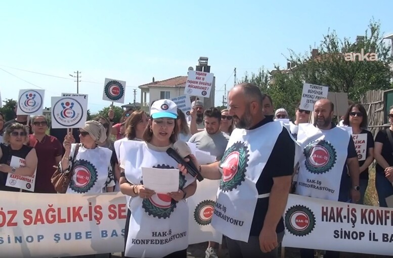 Hak-İş's Cry from Sinop: "We Can't Pay Our Rent, Our Credit Cards; Workers' Patience Has Run Out!"