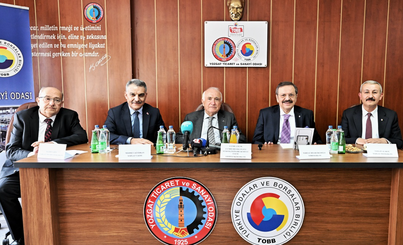 Hisarcıklıoğlu, Yozgat TSO’yu ziyaret etti