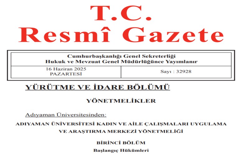June 16 Official Gazette: New University Centers Established, Important Regulations Published