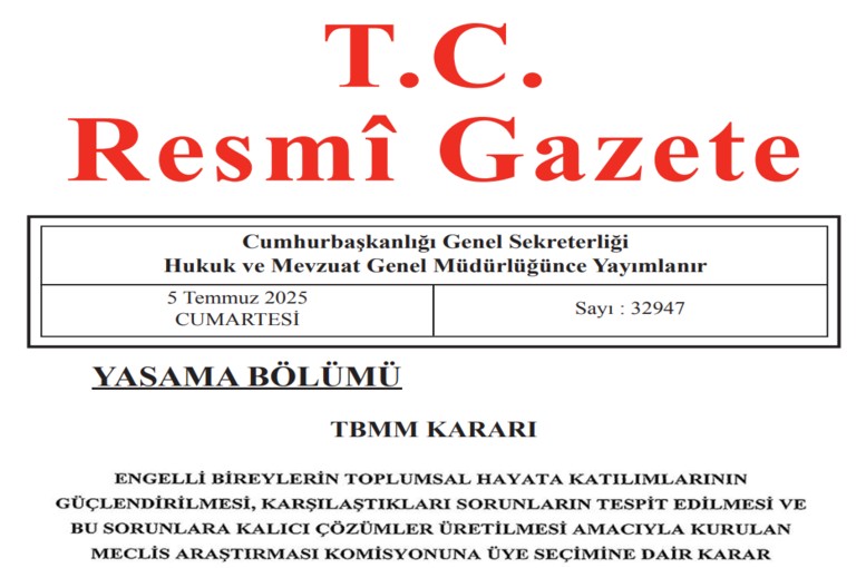 Key Decisions and Regulations Published in the Official Gazette on July 5, 2025