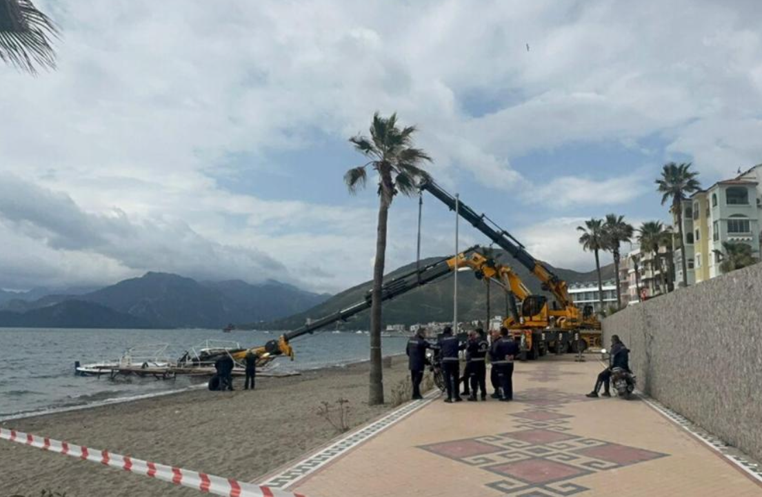 Marmaris'te iş cinayeti: Vincin kırılan kolu üzerine düşen işçi hayatını kaybetti