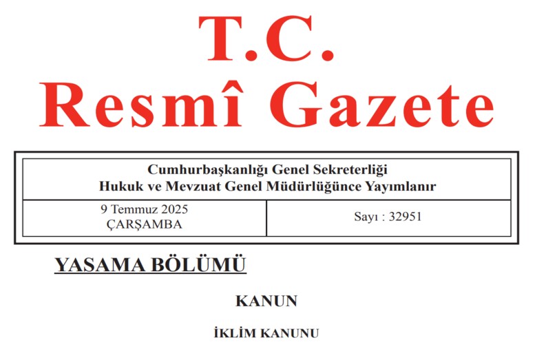 Official Gazette's July 9, 2025 Issue Published: Comprehensive Regulations from Climate to Economy, Education to Expropriation