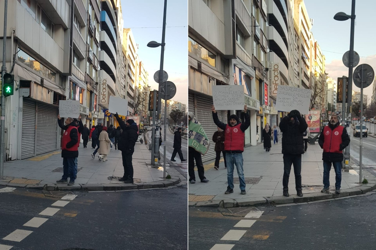 Şişli’de direniş sürüyor: İşçiler sabah saatlerinde halkı dayanışmaya çağırdı
