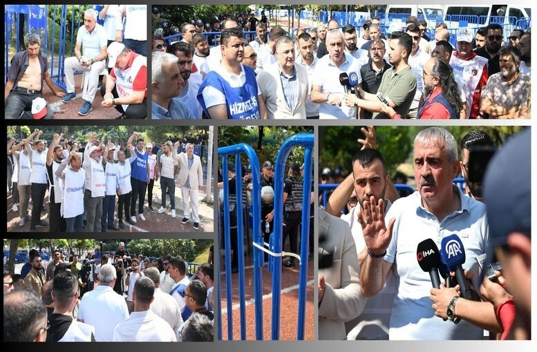 Tension at Altındağ Municipality Strike: Police Intervene in 125-Day Resistance
