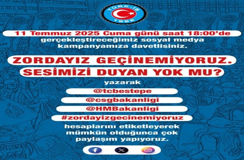TÜRK-İŞ'ten Kamu Toplu İş Sözleşmesi İçin Yeniden Eylem Kararı