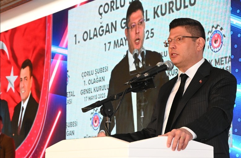 Türk Metal Union Çorlu Branch Holds Its First Ordinary General Assembly: General Chairman Altundağ Emphasizes Unity and Struggle